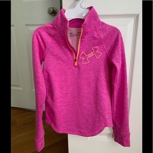 Girls Under Armour 1/2 zip pullover